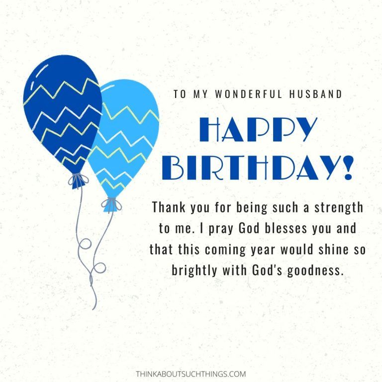 Birthday Prayer For Husband - CHURCHGISTS.COM