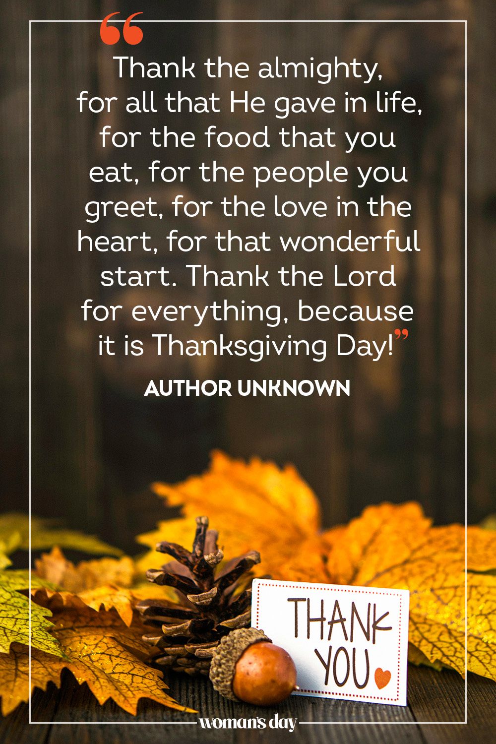 Why thanksgiving to god is important