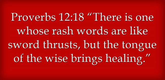 Bible Verses About Hurtful Words